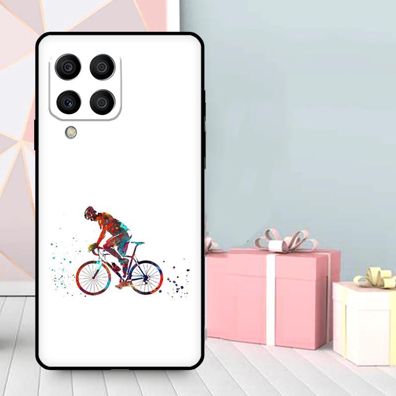 Bike Bicycle Case For Samsung Galaxy M35 M56 M12 M06 M32 M52 M55 M15 M11 M13 M14 M16 M36 M31 M53 M34 M54