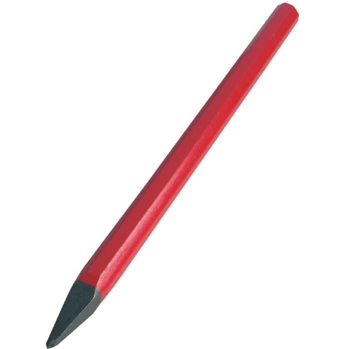 Broche de maçon Outibat - Section octogonale - Réaffûtable - 250 x 14 mm