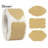 Blank Gift Tags for Packaging Label Stickers, Self‑Adhesive Tag Stickers 250 Labels Per Roll, Assorted Mailing Small Business Shapes Jars, Bottles,