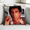 The World Is Yours ScarfacesS Square DoubleSided Printed Pillow Case Bedroom Bedside Pillow Sofa Cushion Cover Gift