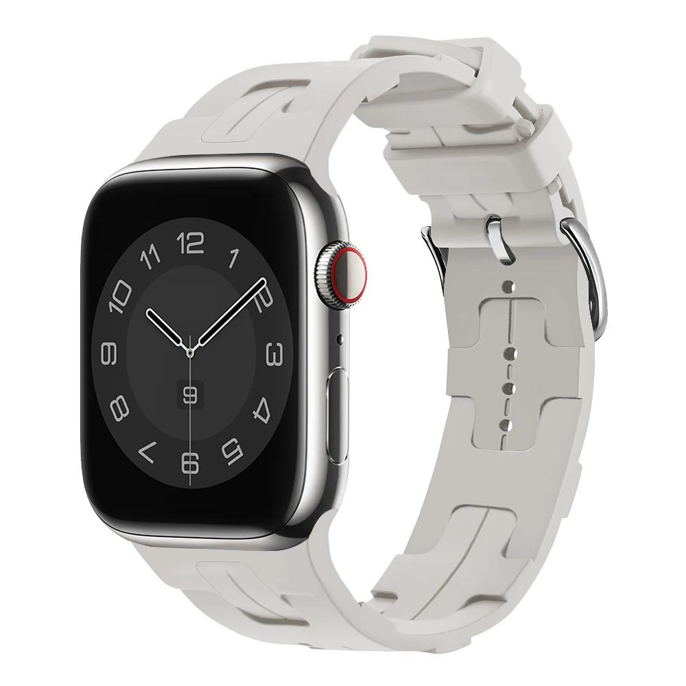 Silikonarmband für Apple Watch Band 46mm 42mm 45mm 41mm 49mm 44mm 40mm Weiches Armband iWatch Serie 10 Ultra 9 8 7 6 5 SE 4 Armband