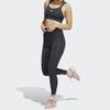 Adidas Solid Color Printed Fitness Leggings Women Leggings Gray HF4146
