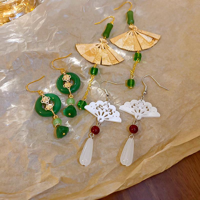 Elegantní perlové náušnice ve stylu vodní kapky – všestranný čínský styl s moderním a klasickým kroucením