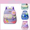 Adorable Children's Backpack With Cartoon Frog Design In Colorful Oxford Fabric