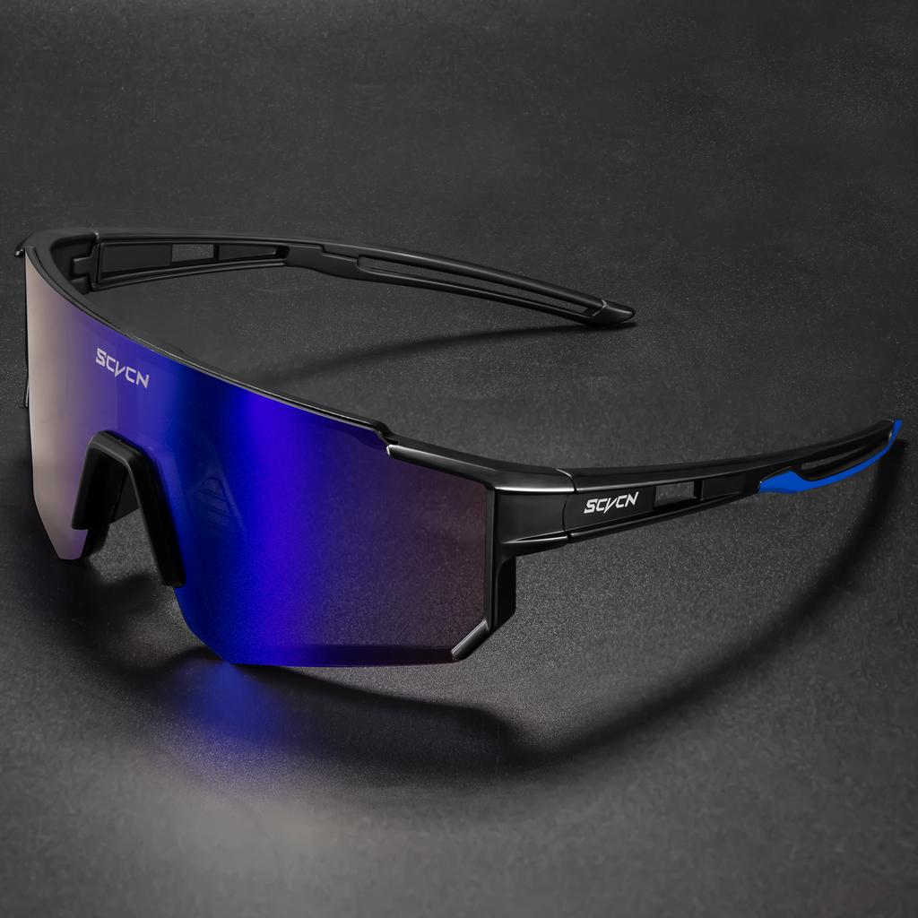 SCVCN Fashion Cycling Glasses Bike Baseball Sunglasses for Men UV400 Sports MTB Outdoor Goggles Bicycle Women Sunglasses Riding