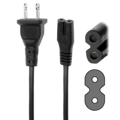 5ft US Plug 8 AC Power 2-Prong Figure Cord Adapter Cable for Sony