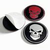 4 stuks 45MM 56MM Schedel Logo Embleem Auto Stickers Accessoires voor Auto Wielnaafdopjes Naafdop Velg Wielnaafdopjes Stofkap Badge Vervangen