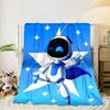 Weltraumabenteuer Astro Bot Tragbare Decke/Weiche Decke Bettwäschedecke Geeignet für Reisen Camping Wohnzimmer Büros Sofas Fan-Geschenke