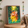 disney the lion king simba timon pumbaa digital oil painting hand painting kit diy home decoration