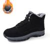 New Snow Boots Men Lace Up Mens Shoes Breathable Winter Boots For Men Casual Men Shoe Waterproof Ankle Boots Footwear Work Shoes