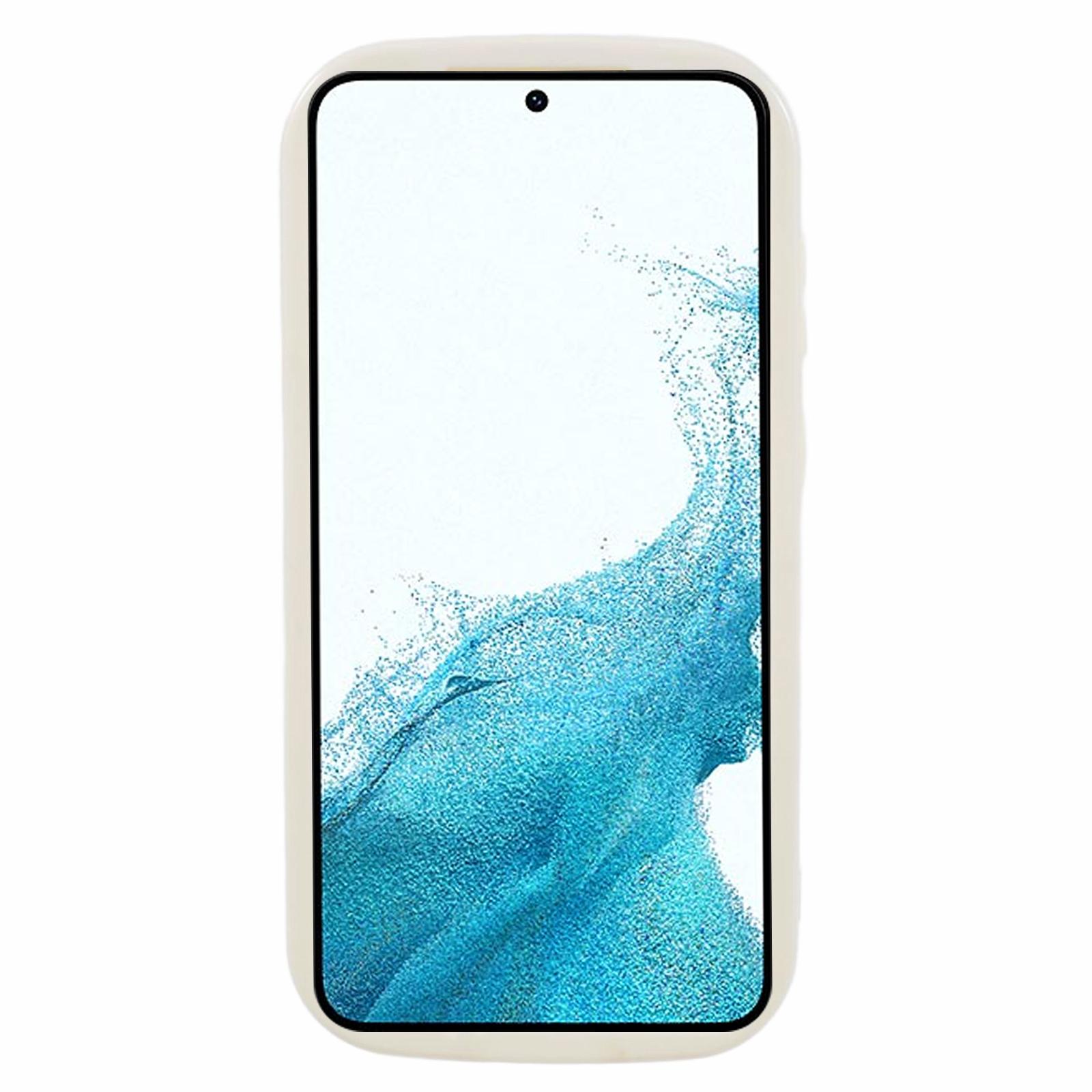 

YX Series For Samsung Galaxy S22+ 5G Case Anti-scratch Soft TPU Phone Cover White