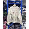 Paly Hollywood FW26 Knit Terry Hooded Sweatshirt Vintage Washed Distressed Loose Fit