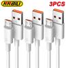 NNBILI 1-3PCS 10A Micro USB Cable Speed Fast Charging USB Cord For Samsung Galaxy S7 S6 PS4 MP3 TV Andriod Phones Data Cables
