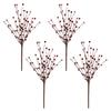 Artificial Red Berries Stems Decorative Berry Branch Picks for Home Holiday Wedding Tree Wreath Flower Decor