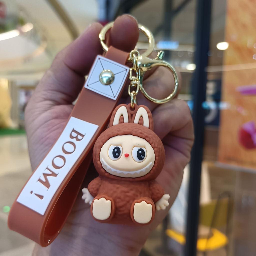 Buck Tooth Sheep Keychain Cute Cartoon Doll Schoolbag Pendant Car Key Chain Gift