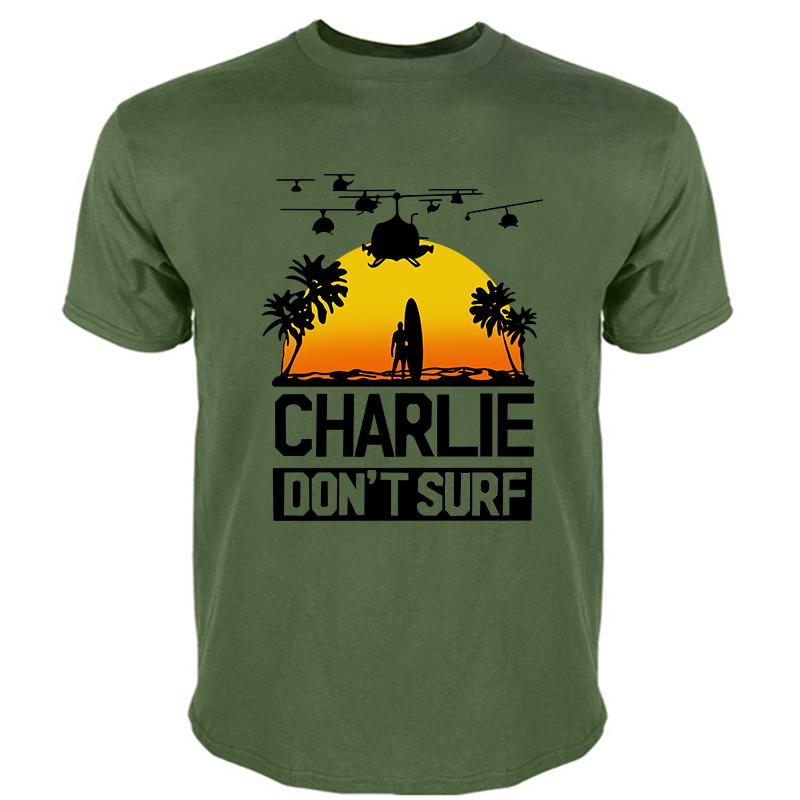 Charlie Dont Surf tshirt Unisex Apocalypse Now Film Movie Unisex tshirt Fashion cotton teeshirt
