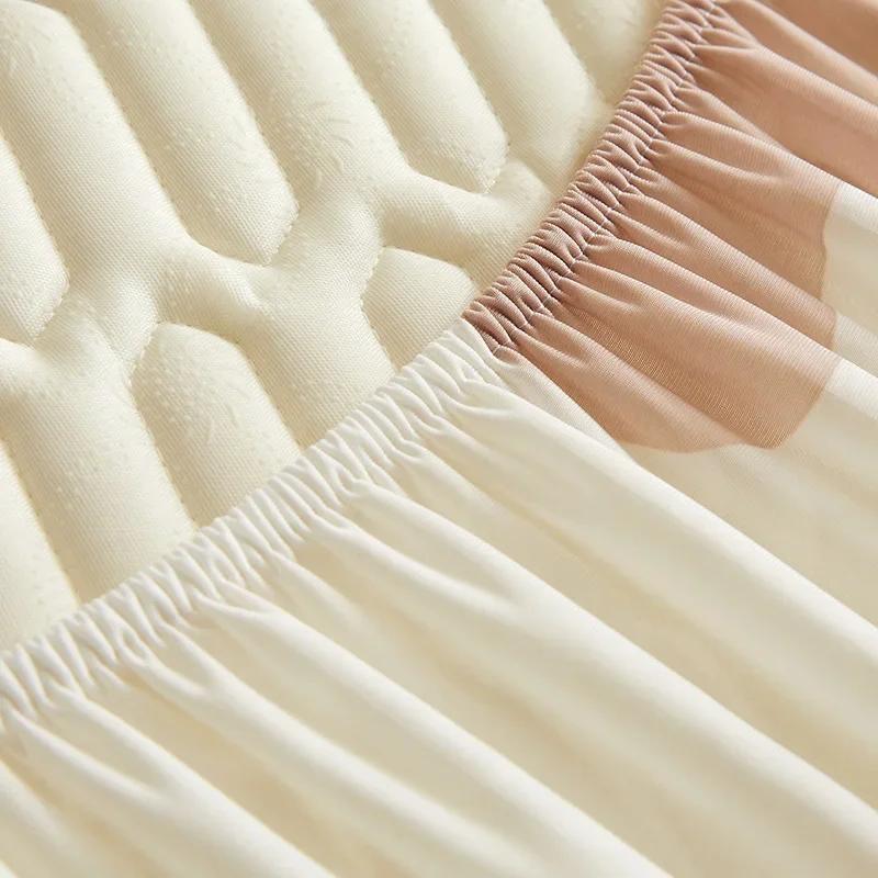 Summer New Thickened Latex Fitted Sheet Non-Slip Protective Bedspread Air Conditioner Three-Piece Set of Summer Sleeping Mat