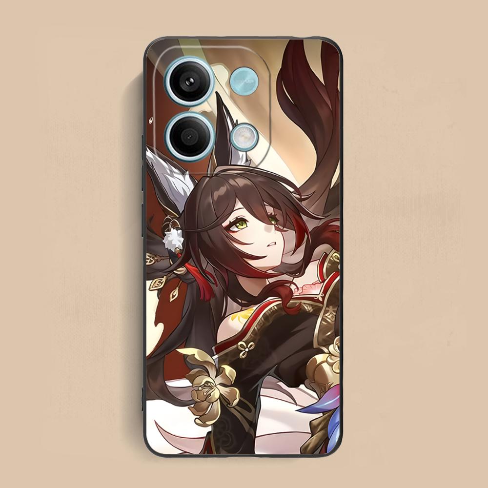 HSR Fugue Matte TPU Mobile Phone Case for Xiaomi Redmi Note 14 13 12 11 S Pro Plus 4G 5G Colorful Printing Cover