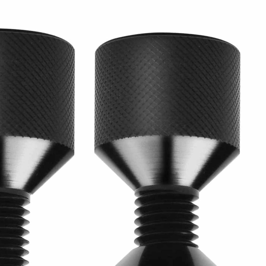 2 Stück Flansch 2 Loch Stift 1 1 8 Zoll Durchmesser Aluminiumlegierung Flansch Ausrichtstift für 3 8 bis 1,0 Zoll Bolzenlöcher