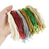 100Pcs/set Handmade Christmas Hanger String Ornaments Clothing Tag Rope  Handbag Lanyards