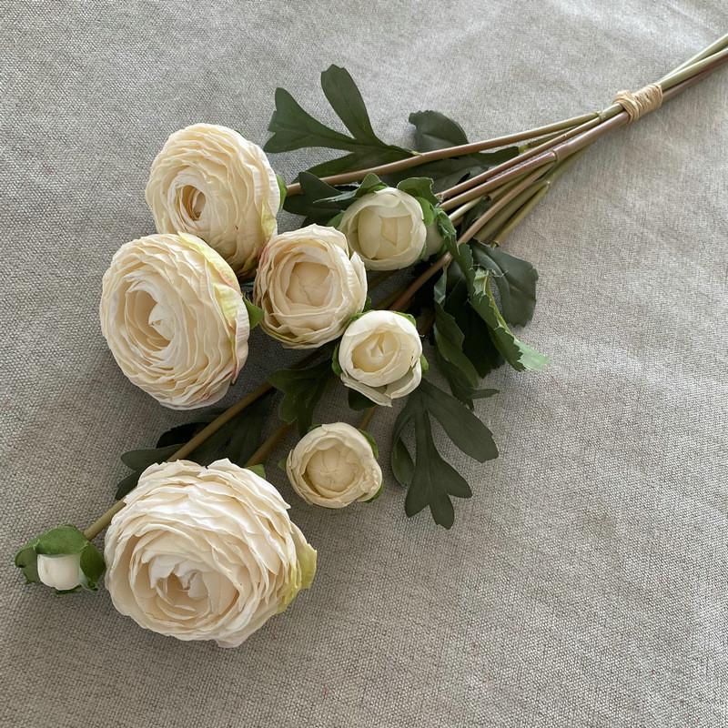 

Реалистичный букет из лотоса для свадьбы, дома, офиса, цветочная декорация, подарок Champagne