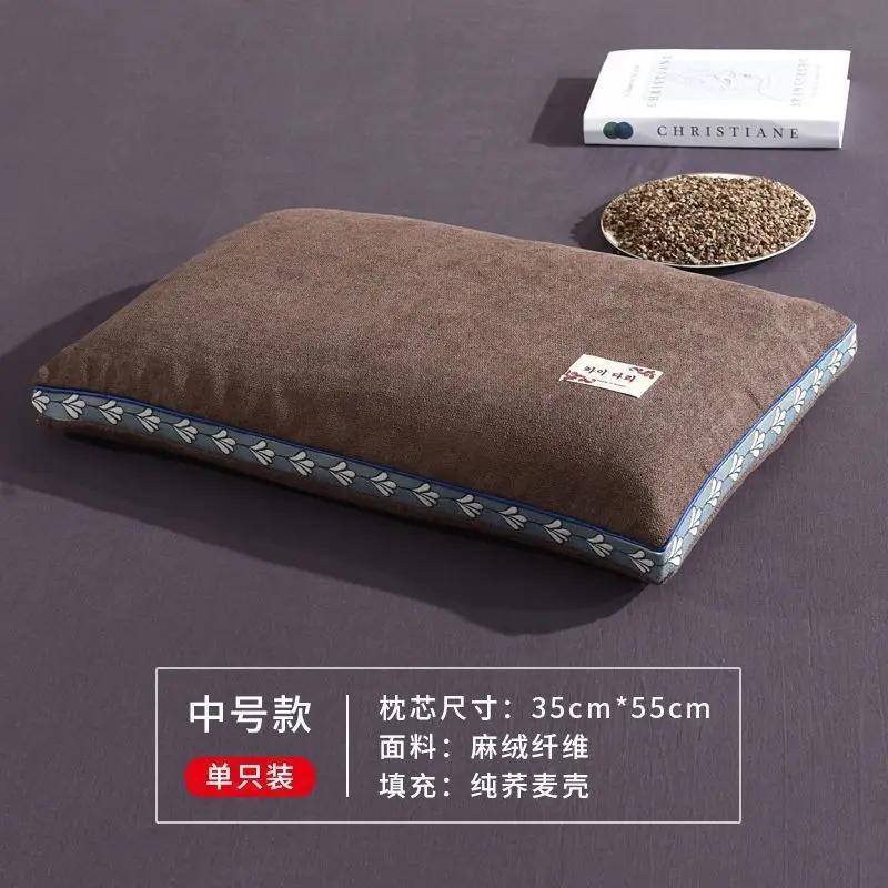 

Подушка из чистой гречневой лузги, шейная подушка, взрослая шейная подушка 35x55cm