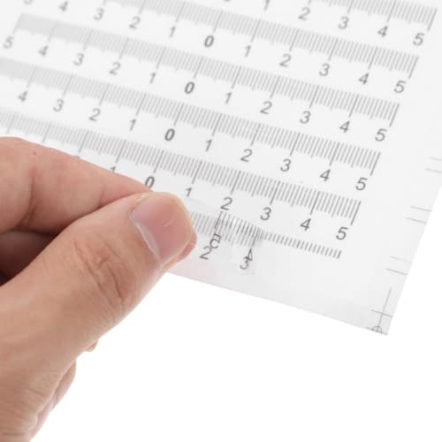 iplusmile 20 Pieces Measuring Tape Stickers, 5-0-5cm Adhesive Ruler Stickers, Waterproof Scale, Ruler Tool Adhesive, Woodworking, Sewing, High Viscosi