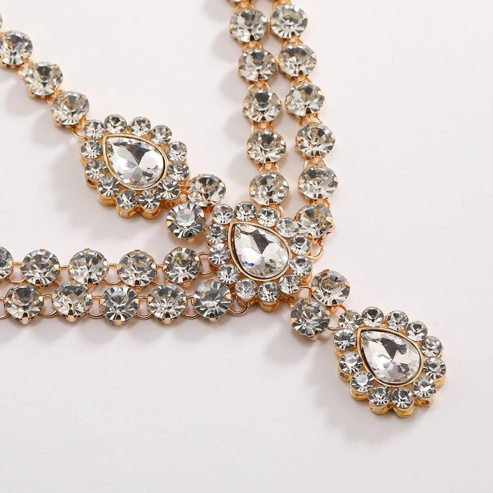 Acessório de Cabeça Exótico, Acessórios de Cabelo para Fotos, Pingente de Sobrancelha Cravejado de Diamantes, Corrente de Testa com Franjas.