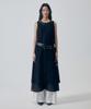 Teulimingbeodeu Two-Layer Overlap Dress [ Black ]