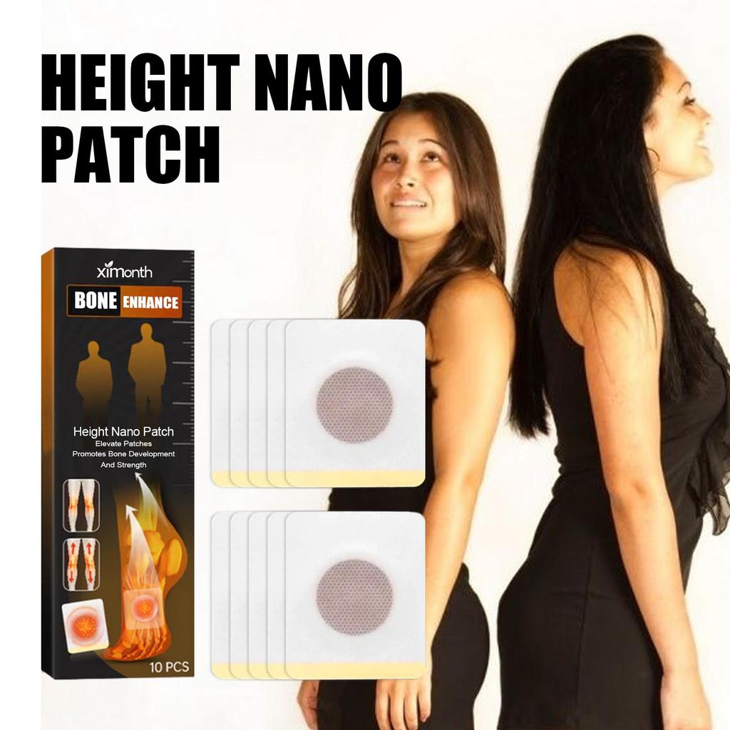 10pcs Height Booster Patch Body Height Care Foot Point Patch Growing Body Foot Patch