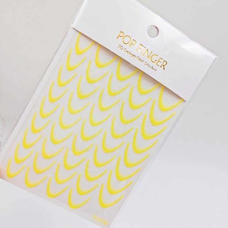 9 Sheets French Line Nails Art Stickers Adhesive Nails Decals Decoration French Tip Nail Stickers Nail Supplies