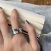 S925 European-American Retro Wide Band Ring: Women's Exaggerated, Versatile Student Jewelry