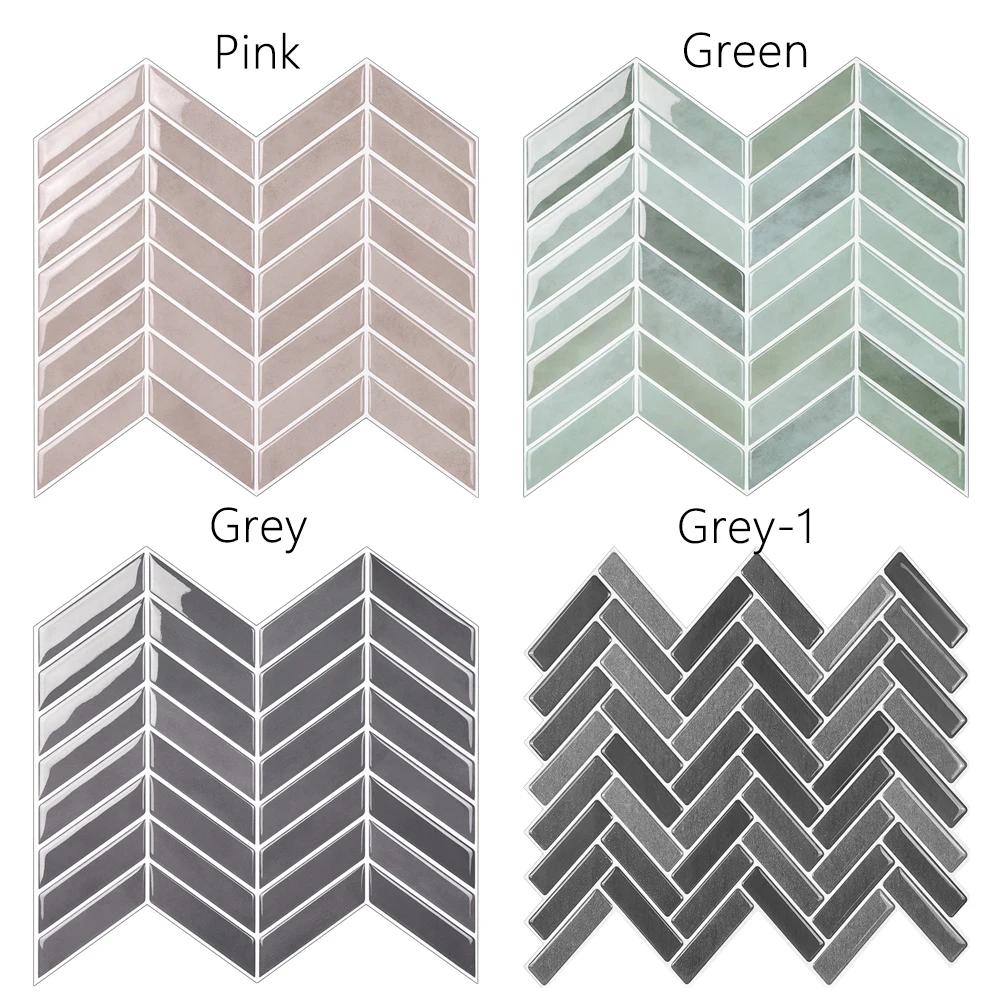 Toilet Stickers Waterproof Self Adhesive Tile Wall Stickers Moisture-proof Oil-proof Wall Decal DIY Anti Fouling Stove Sticker