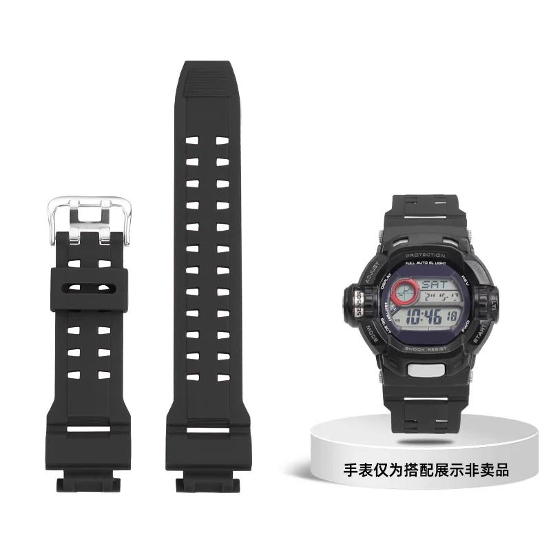 

Резиновый ремешок для часов Casio G Shock Серии G-9200 GW-9200/GW9110 Силиконовый Черно-красный Ремешок Водонепроницаемый Мужской Браслет Аксессуары 20mm