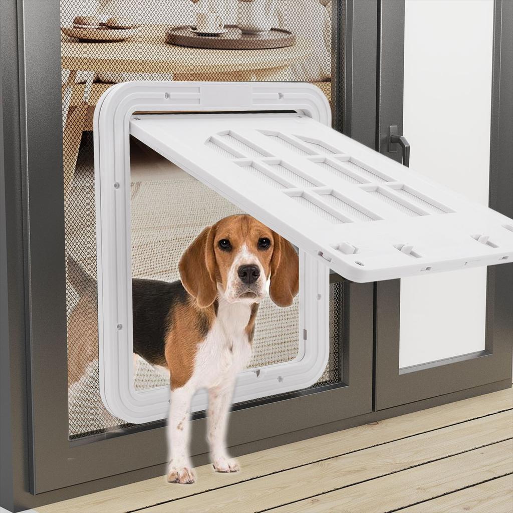 Pet Screen Door Breathable Bite Resistant Strong Structure Convenient Access Cat Screen Door Kit for