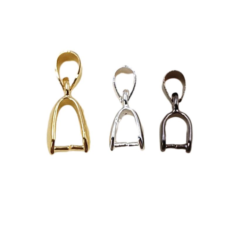 Home Party Supplies 10 teile/los Hohe Qualität Beliebte Charme Befestigen Schnalle Anhänger Clip DIY Schmuck Erkenntnisse Schmuck Machen Kupfer Schmuck Zubehör