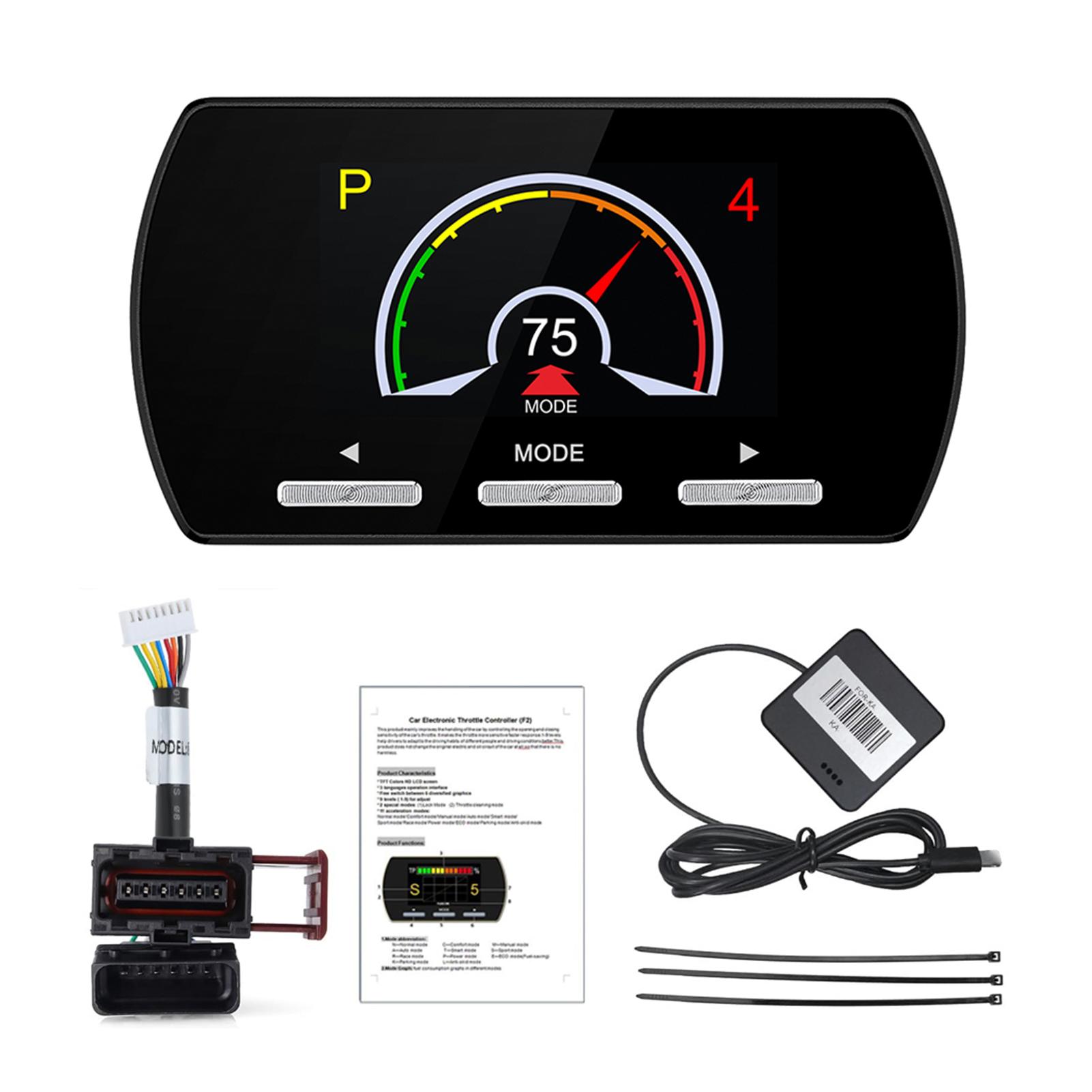 

Контроллер отклика дроссельной заслонки Электронный контроллер дроссельной заслонки Акселератор Увеличивает отклик дроссельной заслонки 809