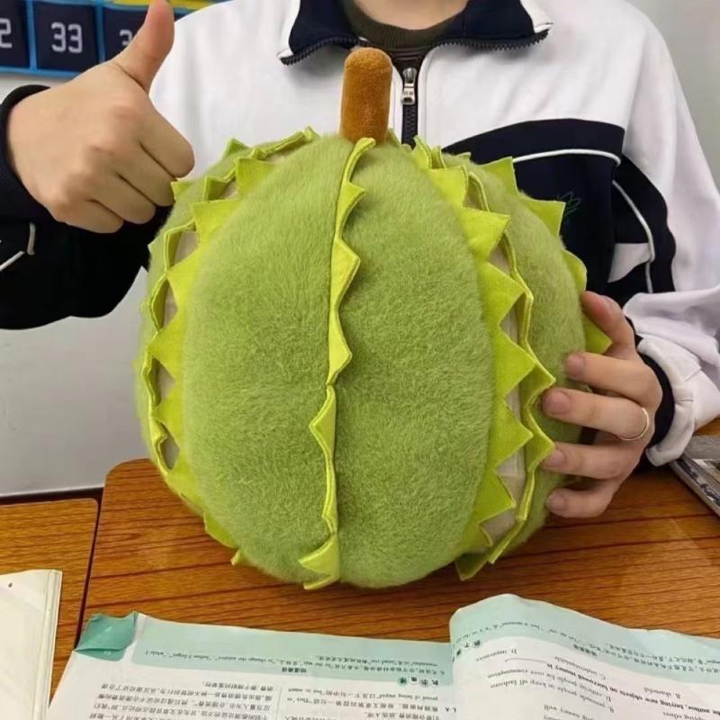 1 Set Fun Tearable Peeling Durian Pillow Fidget Toys Kids Creative Simulation Detachable Durian Plush Toy Boys Girl Gift
