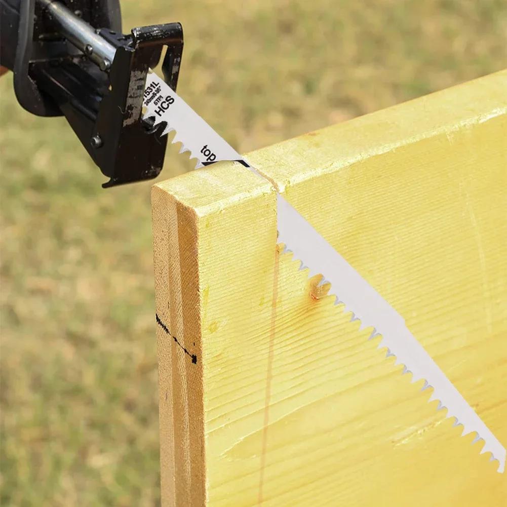 5/1pcs 240mm Reciprocating Saw Blades BI-Metal Saw Handsaw Electric Cutting Wood Pruning Multi Saw Blade