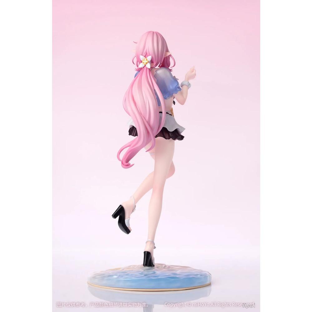 23CM Elysia Figure Anime Honkai Impact 3rd Cute Desktop Swimsuit Beach Model Desktop Toy Gift Collection Ornaments PVC