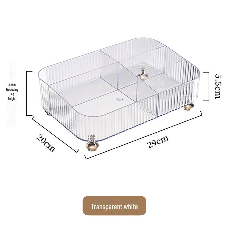 

Многосекционный настольный ящик для хранения вещей в гостиной — организуйте канцелярские принадлежности, пульты дистанционного управления и косметику чистый