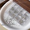 12 Grids Mini Mix Nail  Diamond Shine Nail Art Decorations Accessories Round Nail Gems  Manicure Charms