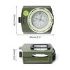 High Precision Compass North Green Compass Emergency Luminous Sighting Compass