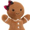 JELLYCAT Christmas Gingerbread Ruby Medium Cute Doll Plush Figure 18cm Height