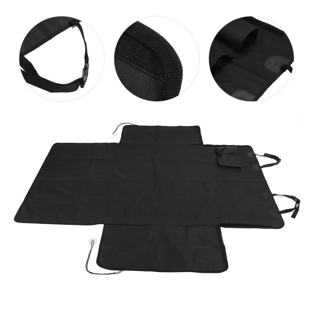 Pet Car Cover 600D Oxford Cloth Waterproof Scratchproof Prevent Slip Dog Vehicle Mat for Trucks SUVs