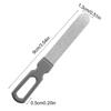 Stainless Steel Manicure Tool Diamond Grit Nail File Double Sided Manicure Grinding Buffer Tool for Finger Toe Nails tools