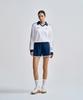 SERGIO TACCHINI W Double Knit V-Neck Long Sleeve Polo