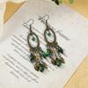 Vintage Long Fringed Earrings Femininity Earrings Niche Bohemian Vacation Earrings
