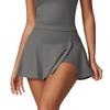 New A-Line One-Piece Short Skirt For Women, Tight Fit, High Waist, Yoga, Running, Fitness, Anti Glare Sports Skirt For Women