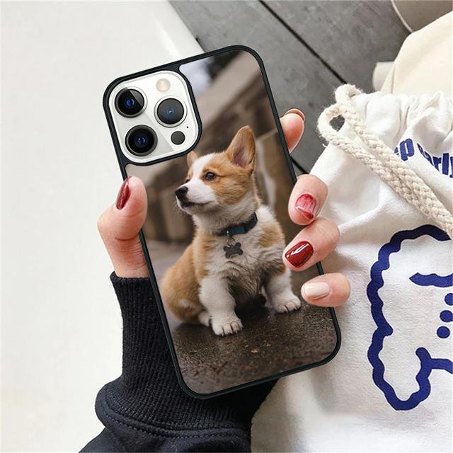 Corgi Dog and bubble tea Phone Case Cover For iPhone 17 Air 15 16 14 13 12 Pro Max 11 Pro Max Plus Coque Shell